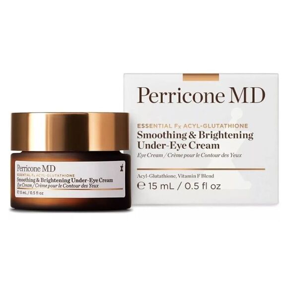 Perricone MD Smoothing & Brightening Under Eye Cream 0.5 oz Fx Acyl-Glutathione - Picture 1 of 8